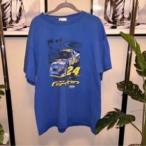 Vintage 2000 Chase Authentics Jeff Gordon #24 NASCAR T-Shirt XL Navy Blue